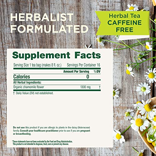Organic Chamomile Herbal Tea, 16 Count - view 2