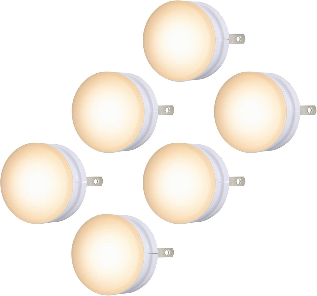 Mini LED Night Light, Plug-In, Dusk to Dawn Sensor, Warm White, Compact, UL-Certified, Ideal for Bedroom, Bathroom, Nursery, Hallway, Kitchen, 45176, 1 Pack, 6 Count | Warm White 3000K Light, Night Lights Plug Into Wall for Bedroom, Bathroom, and Nursery, - view 7