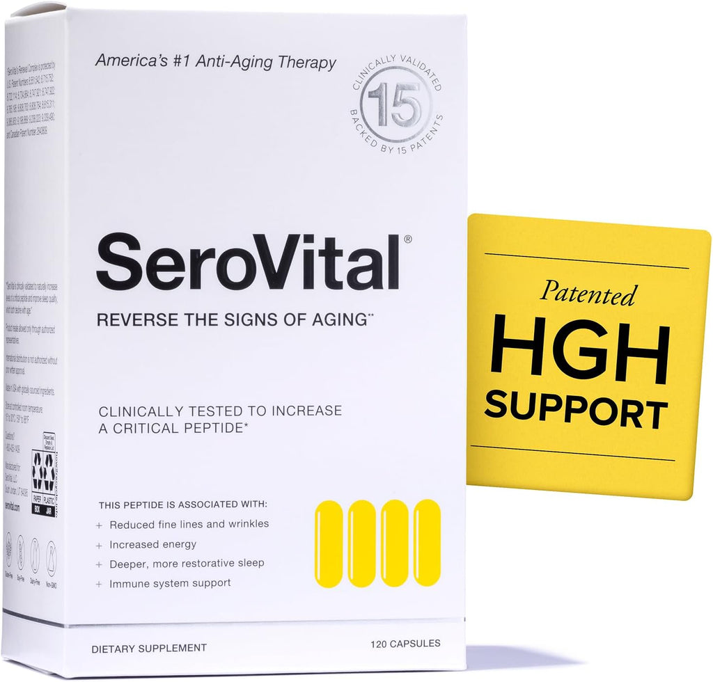 Renewal complex - anti aging supplements - amino acids - peptides - improved energy and immunity, better deeper sleep, 30-day supply