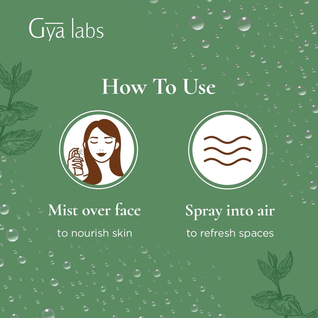 Peppermint Hydrosol - 3.4 Fl Oz - Hydrating Face & Body Mist for Skin Toner & Hair Refresher - As Pillow, Room & Linen Spray for Fresh Scent - view 6