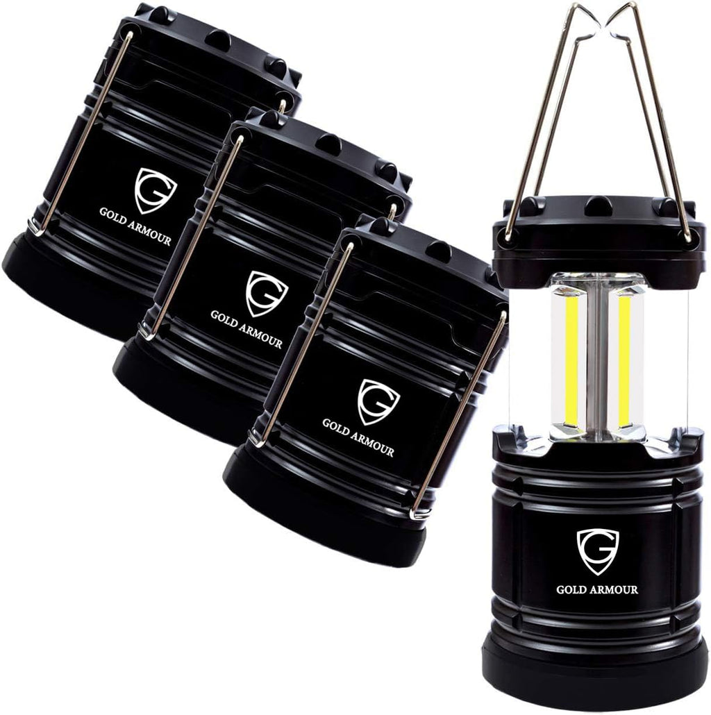 Camping Lantern, Battery Powered LED Lanterns, Survival Kits for Power Outages, Hurricane, Emergency, Portable Camping Essentials