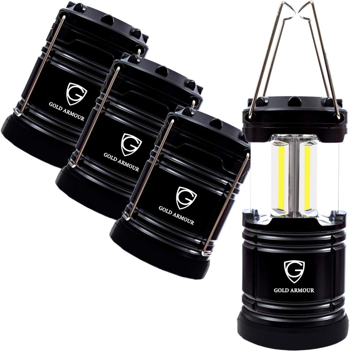 Camping Lantern, Battery Powered LED Lanterns, Survival Kits for Power Outages, Hurricane, Emergency, Portable Camping Essentials