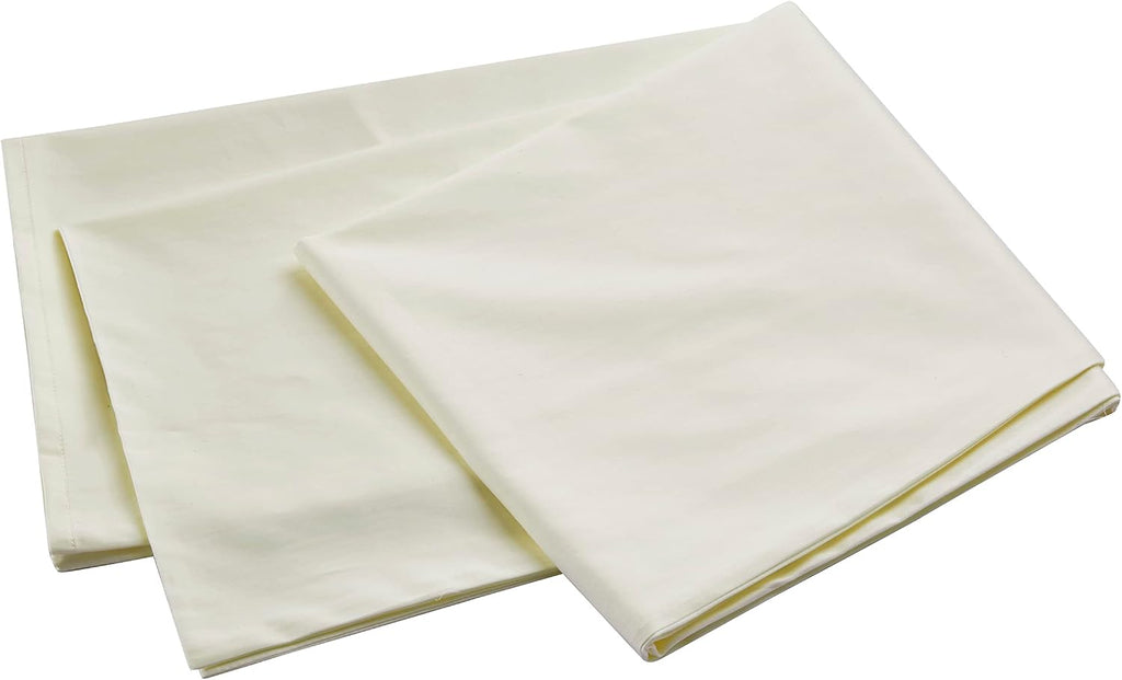 100% cotton body pillow case - 800 thread count/21x54, moisture absorbent and breathable, premium hotel body pillow cover for all seasons, Cream - view 2
