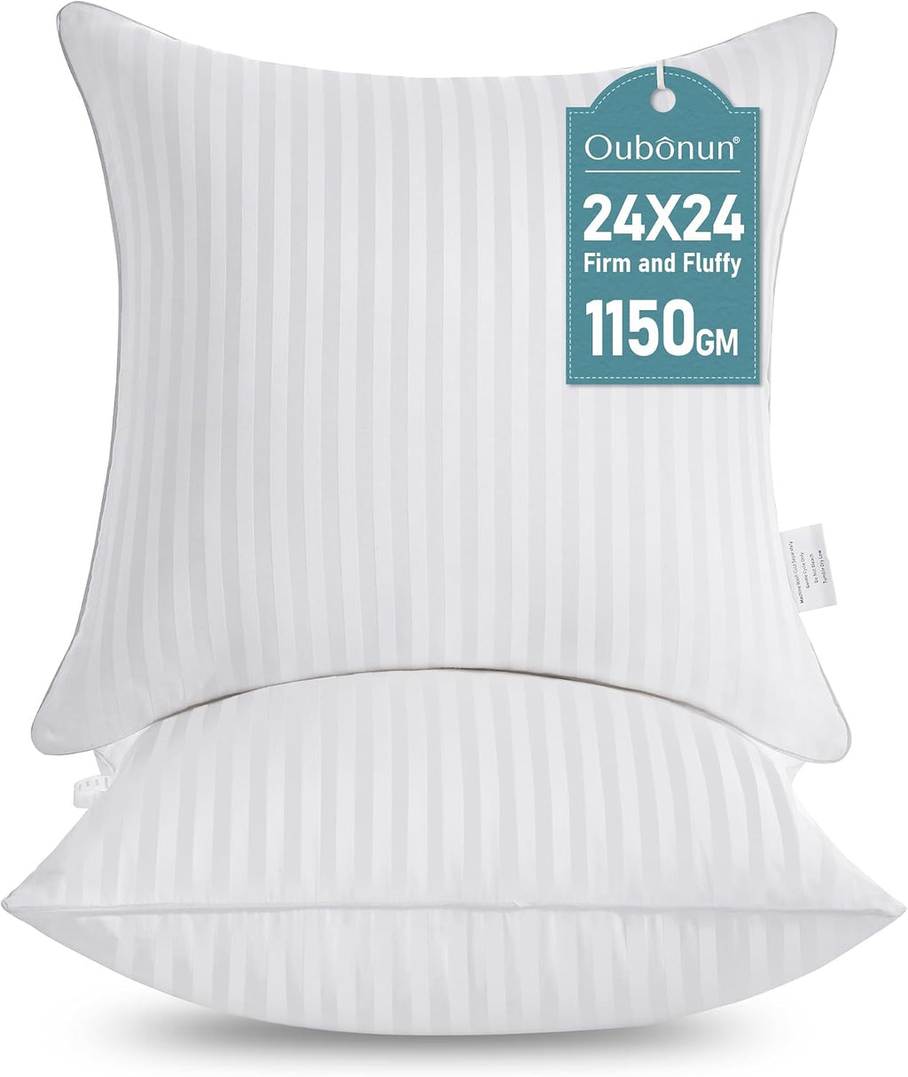 Premium Striped Body Pillow | Breathable Cooling Cotton Cover, Soft and Fluffy 3D Down Alternative Microfiber Filled, Long Bed Pillow for Side Sleepers - view 6