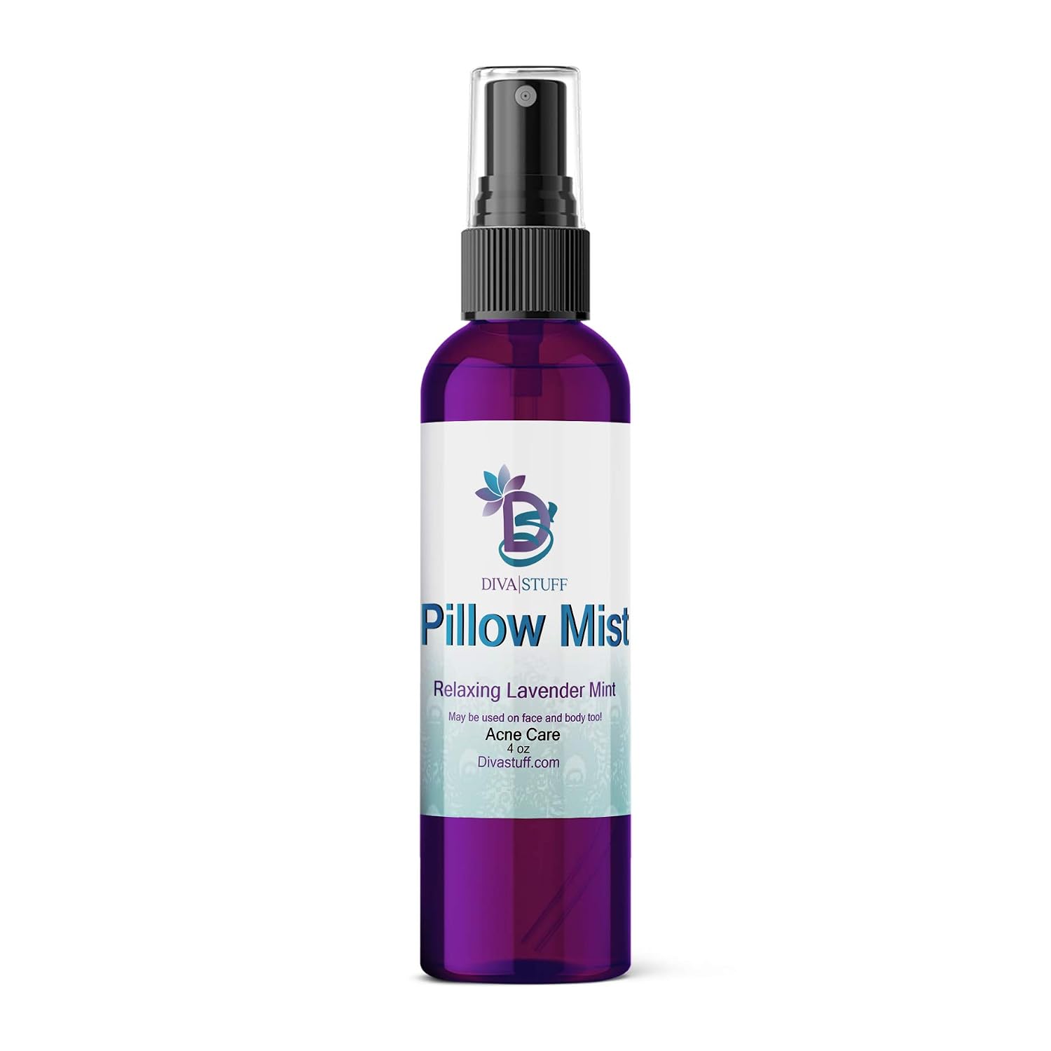 Pillow Mist - Promotes Clear Skin & Protects from Acne-Causing Funk, Cleans Pillows, Hands, and Sheets - Aromatherapy Spray for Relaxation and Sleep, Made in USA (Lavender 4 oz)