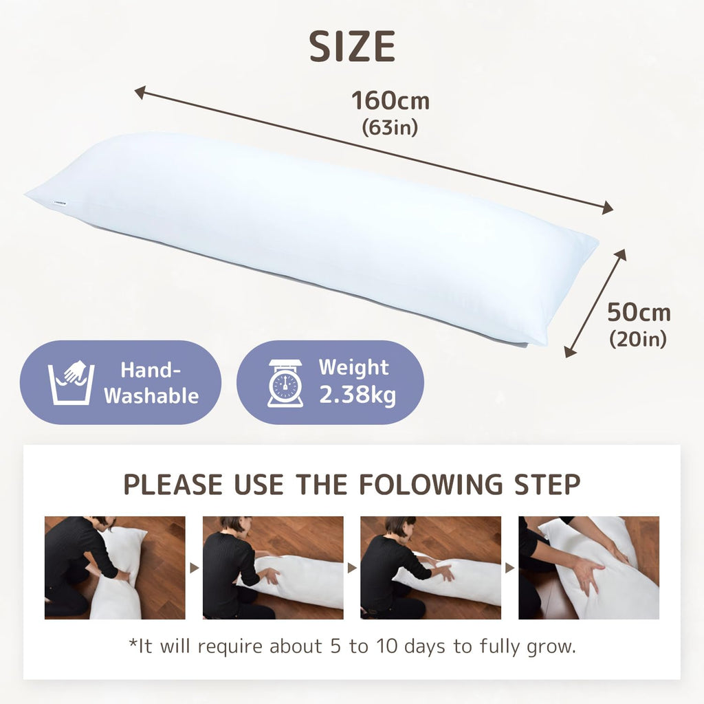 Body Pillow High Class (Made in Japan / 63 x 20 inch (160 x 50cm)) Dakimakura Pillow for Side Sleepers (Anime/Maternity) - Washable CMD9000 - view 7
