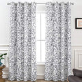 Julia Blackout Curtains Grommet 2 Panels, W52xL96, Gray