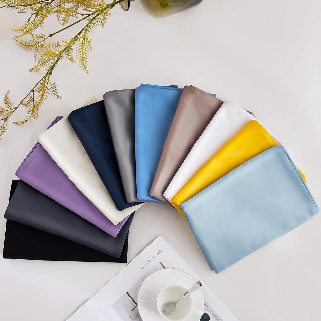 100% cotton body pillow case - 800 thread count/21x54, moisture absorbent and breathable, premium hotel body pillow cover for all seasons, Cream - view 7