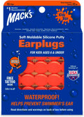 Soft Moldable Silicone Putty Ear Plugs – Kids Size, 15 Pair – Comfortable Small Earplugs for Swimming, Bathing, Travel, Loud Events and Flying | Made in USA