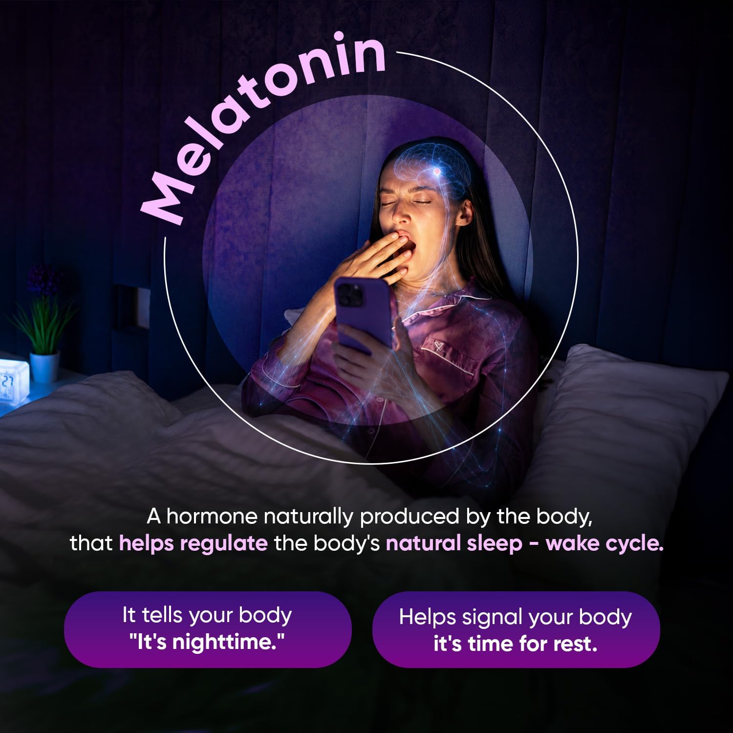 Melatonin Gummies for Calm & Restful Sleep | Melatonin 5mg + L-theanine, GABA, Lemon Balm, Passion Flower & Chamomile Extracts | Sleep aids for Adults, Vegan, Passion Fruit-Flavor, 90 Ct - view 8