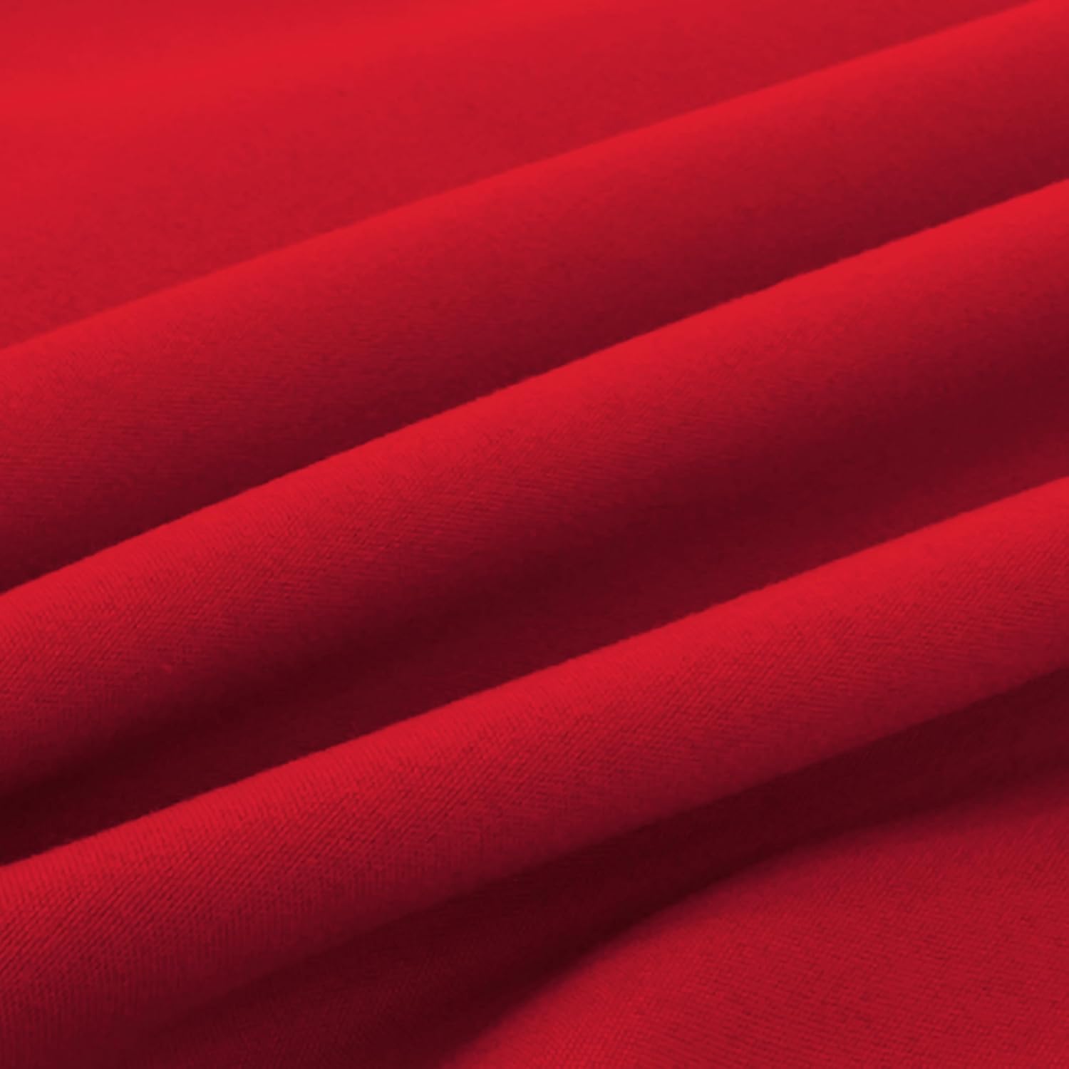 Luxury Ultra-Soft 2-Piece Pillowcase Set - 1500 Premium Hotel Quality Microfiber Double Brushed - Wrinkle Resistant, Standard/Queen, Red - view 6