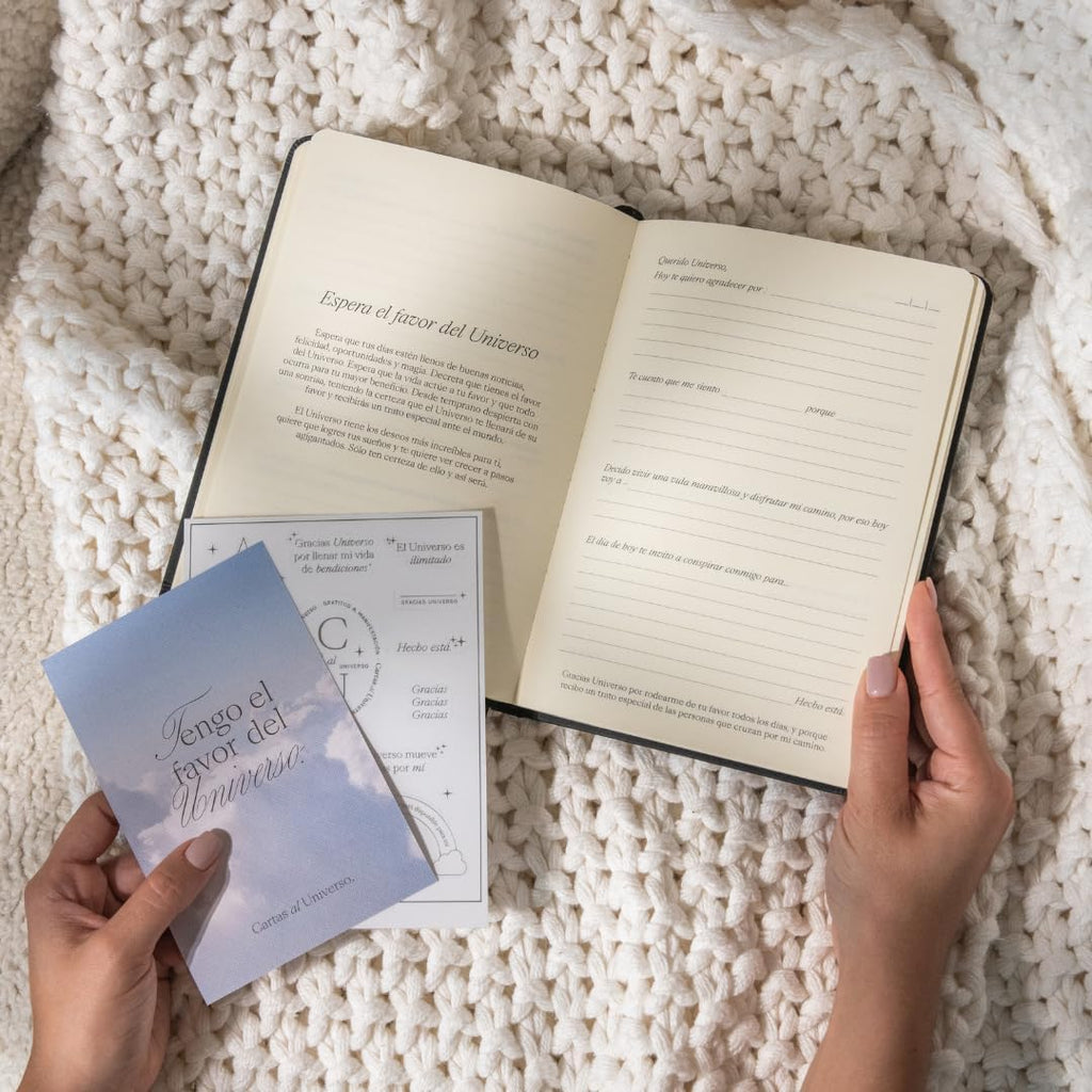 Cartas al Universo daily gratitude journal (with 160 pages) | letters to the universe| gratitude and manifestation journal | thoughtful spiritual gift - Spanish version - view 3