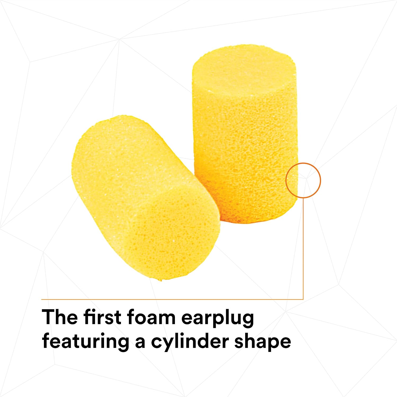 Ear plugs, classic 312-1201, 200 pairs of disposable earplugs, 1 pair/poly bag, uncorded, noise reduction rating 29 dB NRR, foam, regular size, roll down, compliant with ANSI/ASA S12.71-2018 - view 7