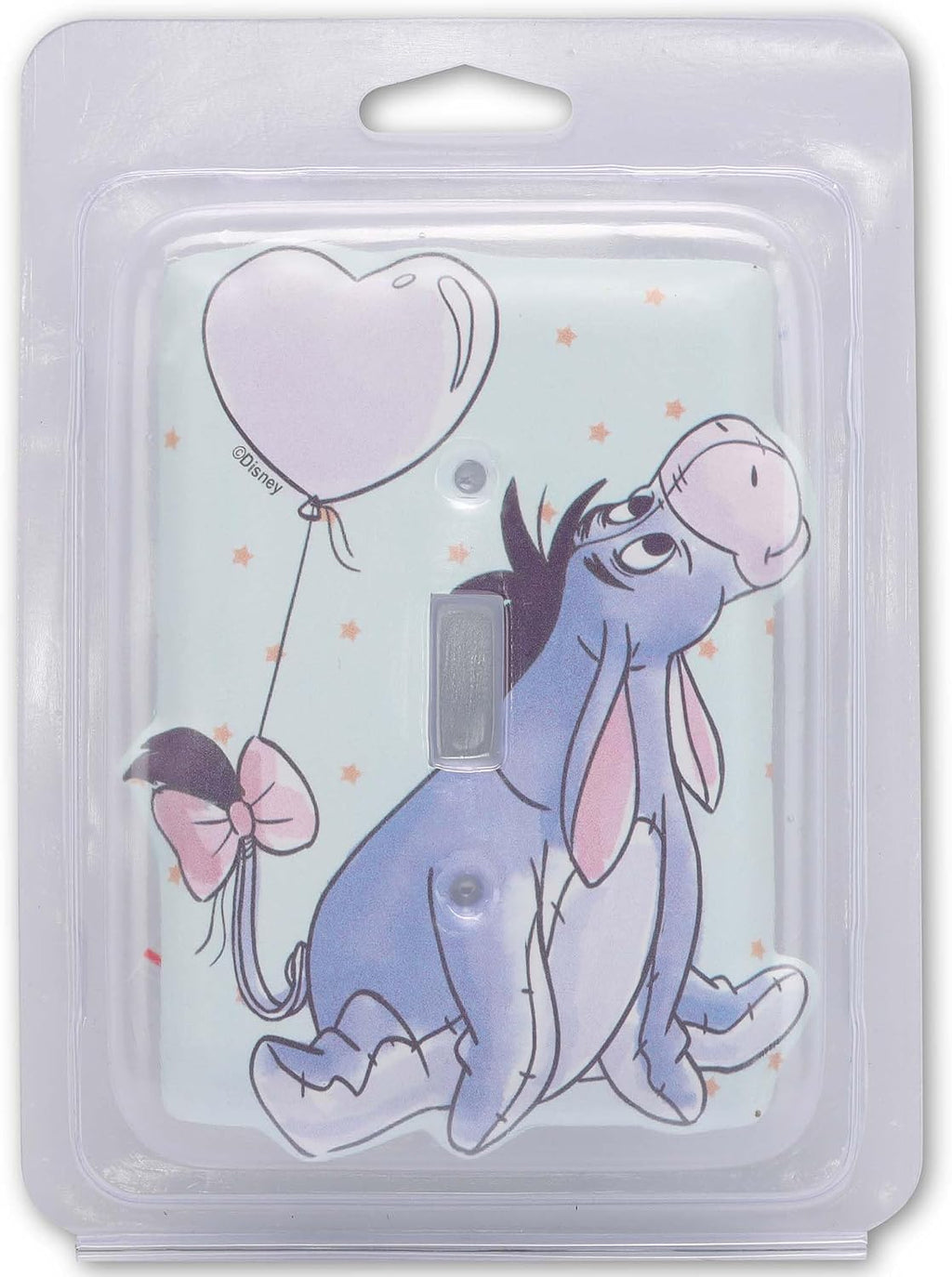 Winnie the Pooh Eeyore metal light switch plate | Eeyore switch plate decoration for kids' bedroom or nursery - view 5
