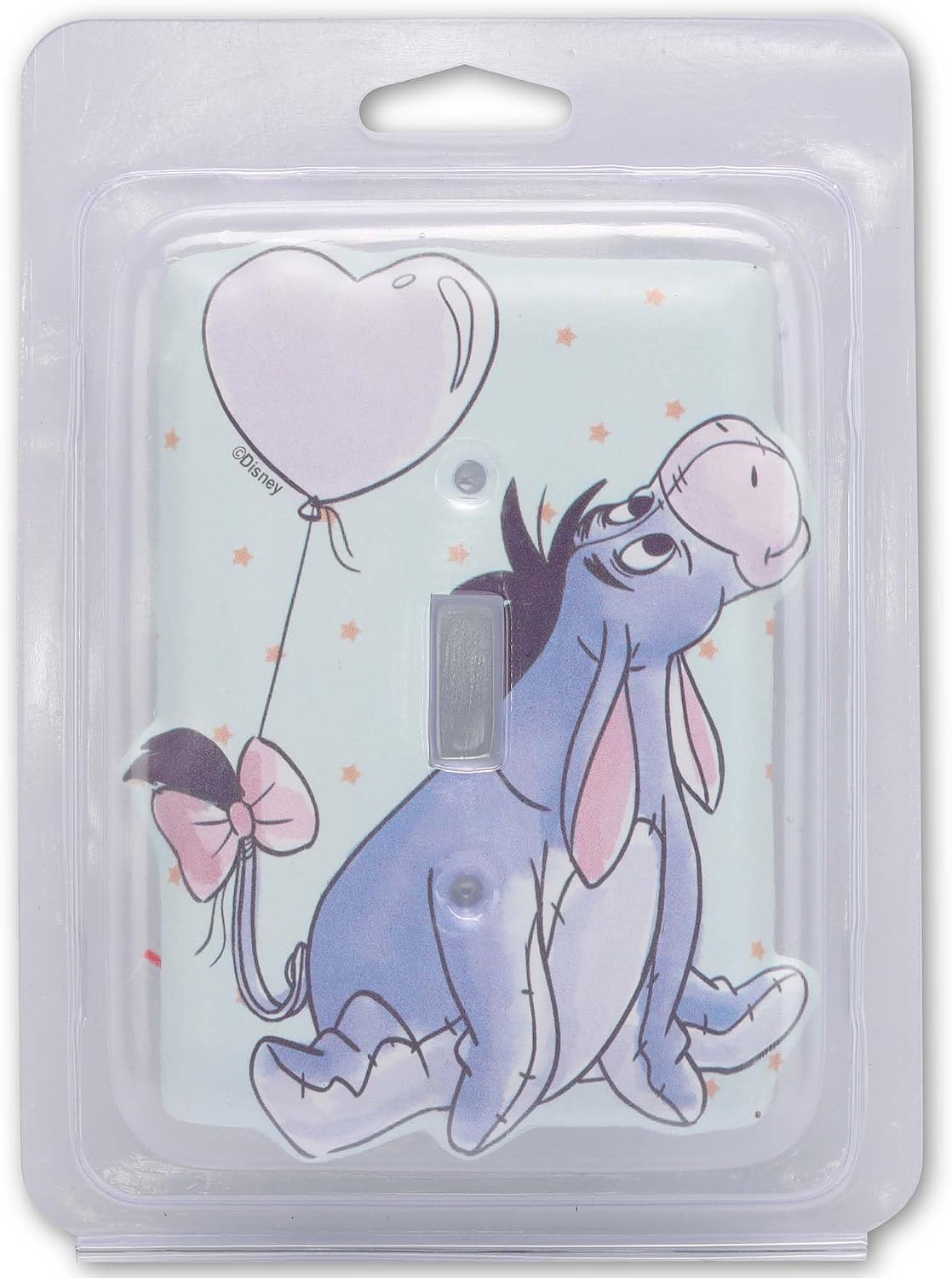 Winnie the Pooh Eeyore metal light switch plate | Eeyore switch plate decoration for kids' bedroom or nursery - view 5