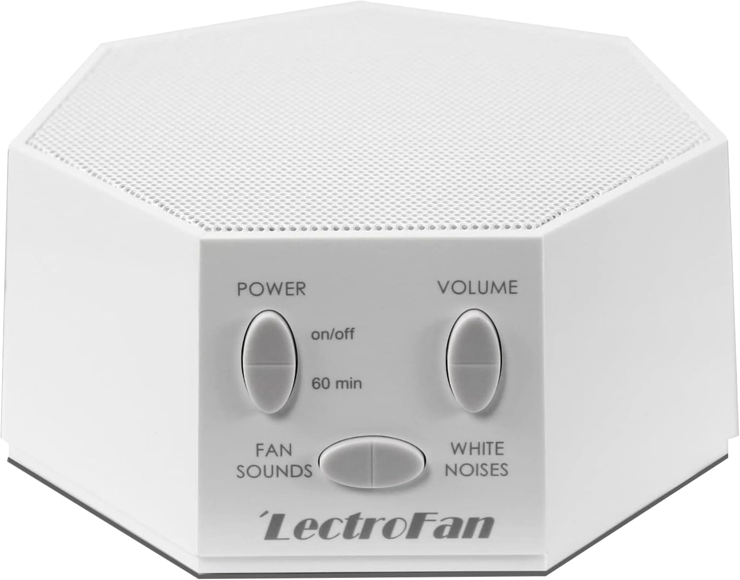 Soothing sound machine for sleep - global power edition - built-in sleep timer - compact design - relaxation support - white
