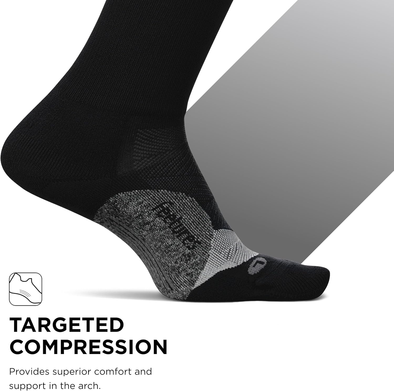 Elite Light Cushion Mini Crew Sock - Sport Sock with Targeted Compression - view 4