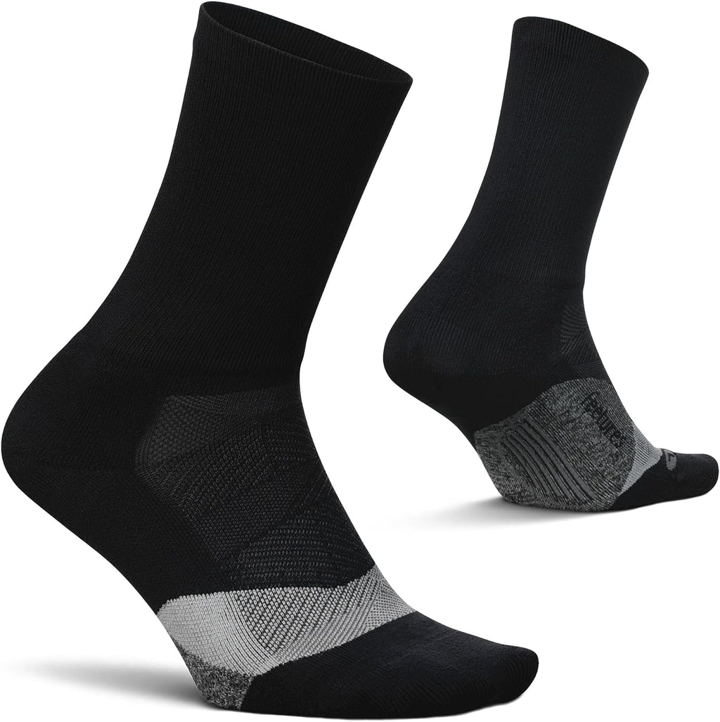 Elite Light Cushion Mini Crew Sock - Sport Sock with Targeted Compression