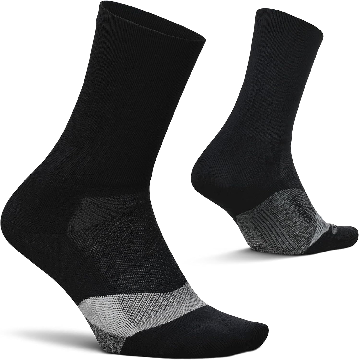 Elite Light Cushion Mini Crew Sock - Sport Sock with Targeted Compression