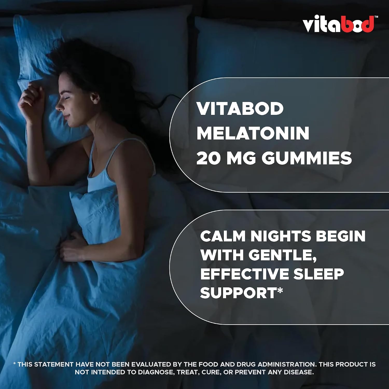 Melatonin 20mg Gummies - 180 Count - Drug Free - Natural Strawberry Flavor - Vegetarian, Non-GMO, Gluten Free (3 Bottles) - view 6