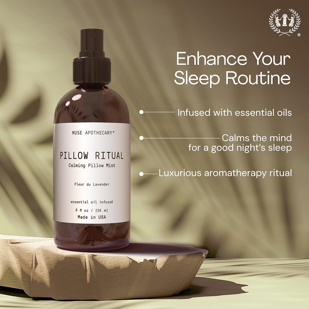 Pillow Ritual - Aromatic, Calming and Relaxing Pillow Mist, Linen and Fabric Spray - Infused with Natural Aromatherapy Essential Oils - 4 oz, Fleur du Lavender - view 4
