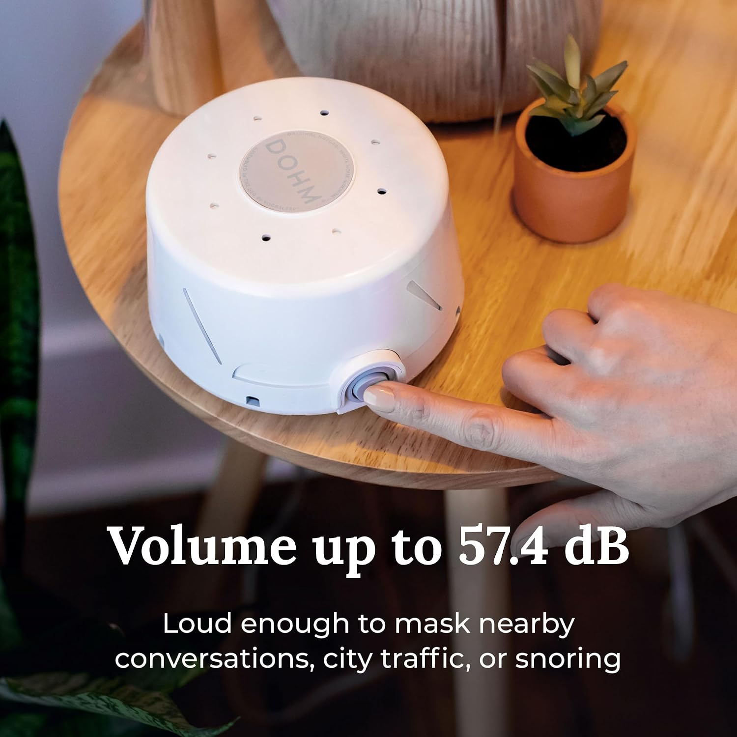 Dohm Classic (White) The Original White Noise Sound Machine, Soothing Natural Sounds from a Real Fan, Sleep Therapy for Adults & Baby, Noise Cancelling for Office Privacy & Meditation - view 3
