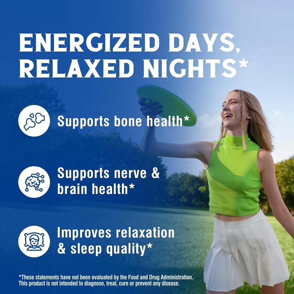 10 in 1 Magnesium Complex, 420mg Elemental Magnesium 240 Capsules | Ultra Strength, Max Absorption | Chelated Magnesium Supplement for Women Men Nerves, Bone & Heart Health | Non-GMO - view 4