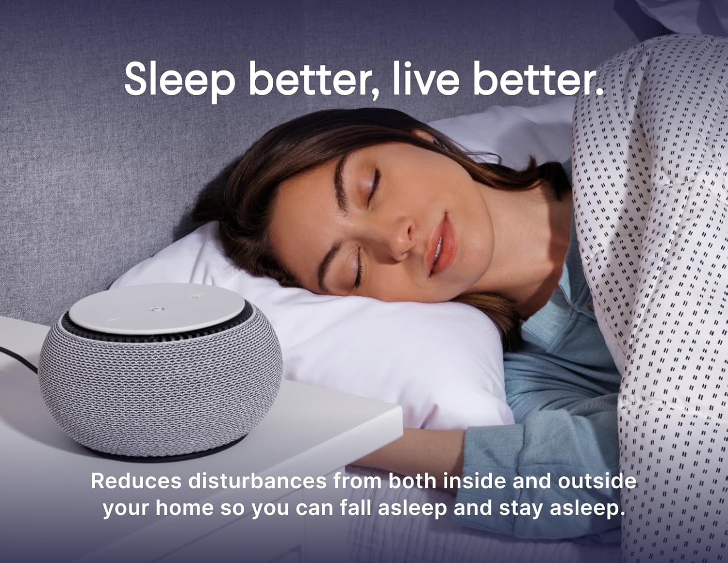 Original Smart White Noise Sound Machine, Real Fan Inside for Sleep | Natural Sound from a Real Fan, Non-Looping White Noise, App Scheduler, 10 Levels, Masks Snoring, Office Privacy & Neighbors - view 6