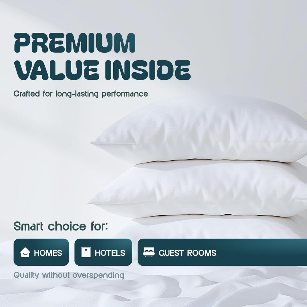 King Pillow Covers with Zipper 2 Pack - 20 x 36 Ultra-Soft, Cozy and Noiseless King Pillow Protector, 200 Thread Count, Fade-Resistant Pillow Shams - view 5
