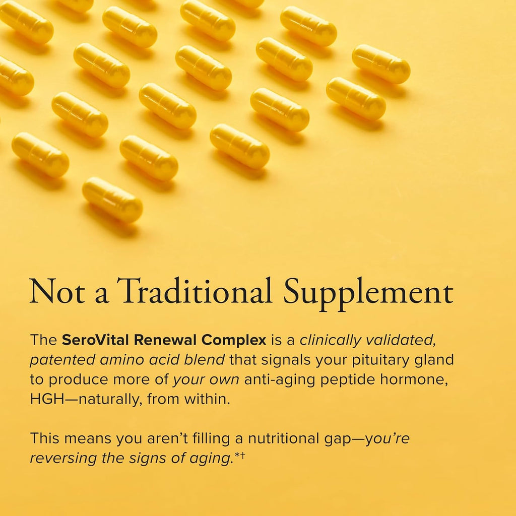 Renewal complex - anti aging supplements - amino acids - peptides - improved energy and immunity, better deeper sleep, 30-day supply - view 5