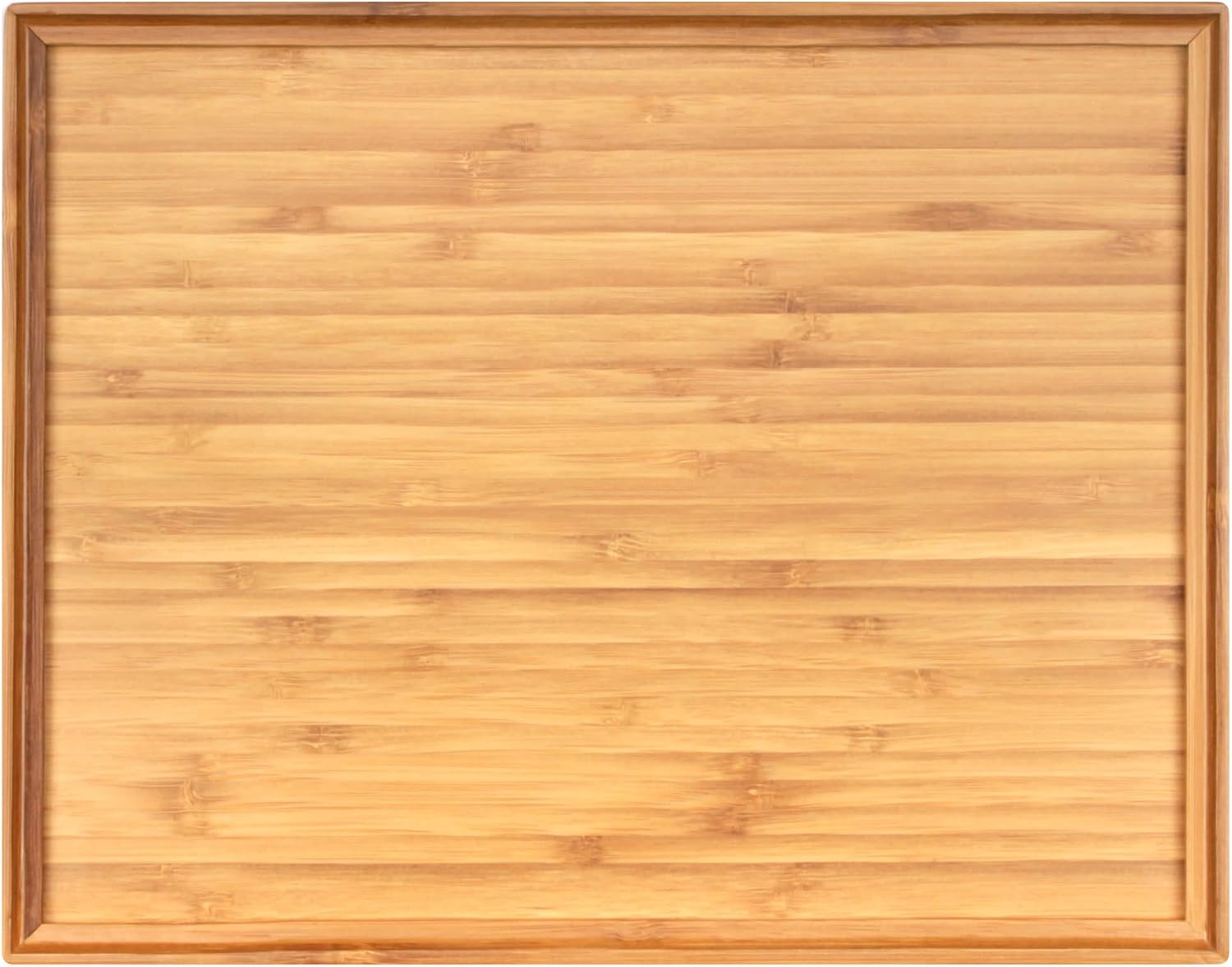 Organic Bamboo Serving Tray, Vanity, Tea Serving, Appetizers, Snacks, Charcuterie Board, 11"x8.9"x0.6" - 1 Tray