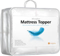 Hypoallergenic Mattress Cover- Overstuffed - Deep Pocket - Goose Down Alternative Pillow Top Mattress Topper Queen - 60" W x 80" L