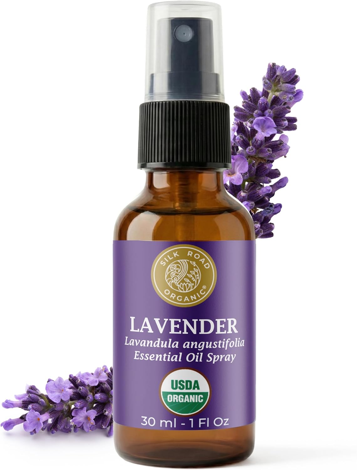 Lavender Essential Oil Calming Spray, USDA Certified | Designed for Rest & Restoration – Stress Relief, Relaxation & Sleep, Emotional Balance, Soften & Soothe Skin.
