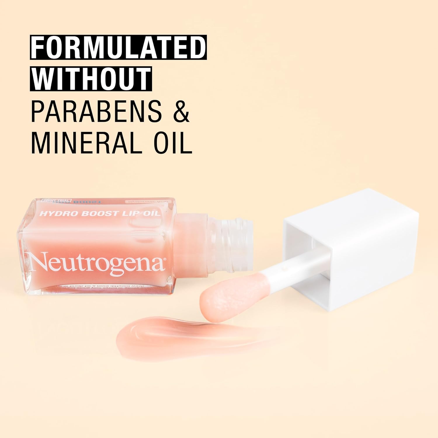Neutrogena Hydro Boost Lip Hydration Kit, 2 items | Light Pink Tinted Lip Oil, Clear Overnight Lip Sleeping Mask, Hyaluronic Acid, Nourish & Hydrate Day & Night - view 4