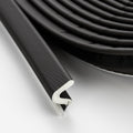 Weather Stripping Door Seal, Q-Shaped Kerf Foam Strip, 26 FT, Black | Push-In Door Weather Stripping, No Adhesive, Fits 0.35 to 0.59 Inch Gaps, Door Frame and Jamb Seal, Blocks Drafts and Noise