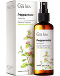 Peppermint Hydrosol - 3.4 Fl Oz - Hydrating Face & Body Mist for Skin Toner & Hair Refresher - As Pillow, Room & Linen Spray for Fresh Scent