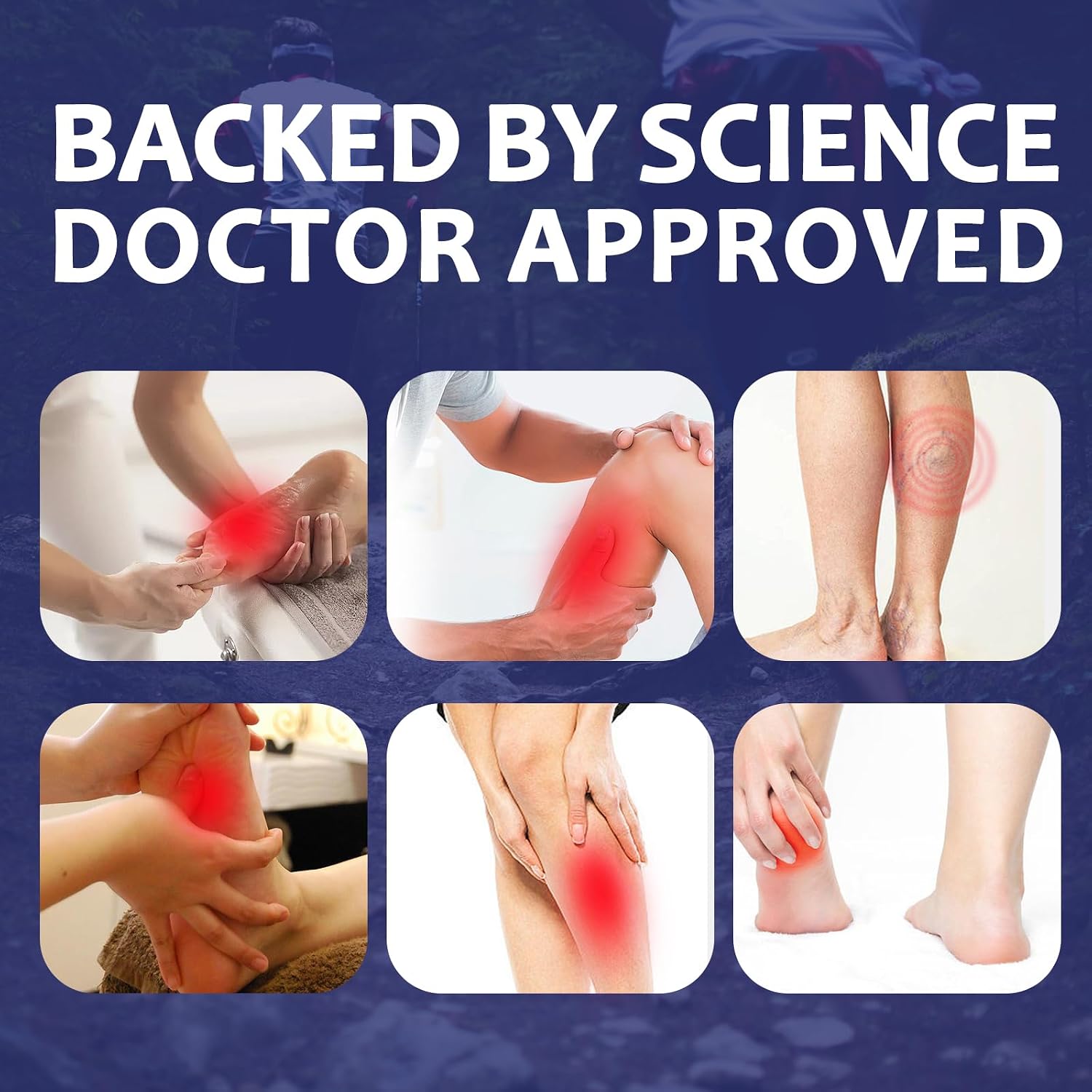 8 pairs compression socks for men & women 20-30 mmHg knee high nurse pregnant running medical and travel athletic - view 3