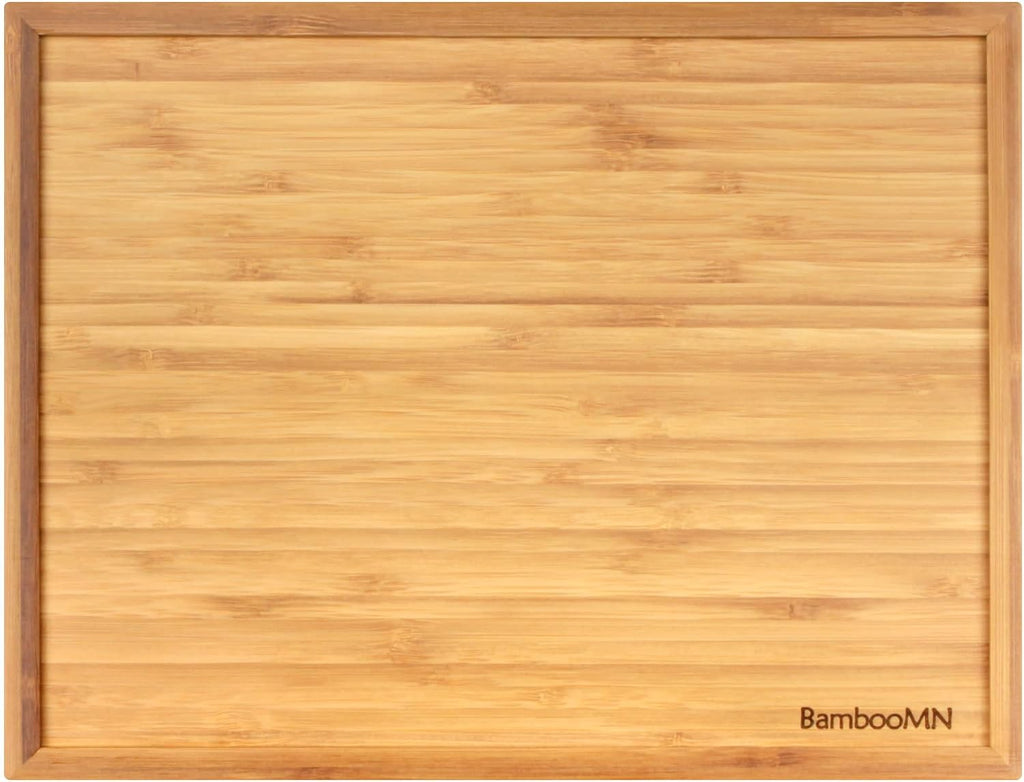 Organic Bamboo Serving Tray, Vanity, Tea Serving, Appetizers, Snacks, Charcuterie Board, 11"x8.9"x0.6" - 1 Tray - view 2