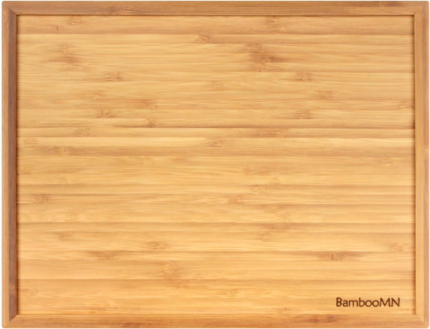 Organic Bamboo Serving Tray, Vanity, Tea Serving, Appetizers, Snacks, Charcuterie Board, 11"x8.9"x0.6" - 1 Tray - view 2