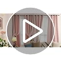 Purple Blackout Girls Curtains for Sliding Door 95 Inch 2 Panels - view 7