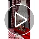 Buffalo Tan White Plaid Full Blackout Window Curtains 84 Inches Long - view 7