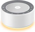 White Noise Machine for Baby & Adults, 30 Soothing Sounds, Sleep Sound Machine with 8 Color Night Light, Memory Function, White Noise for Sleeping, Nursery, Office, Travel & Relaxation