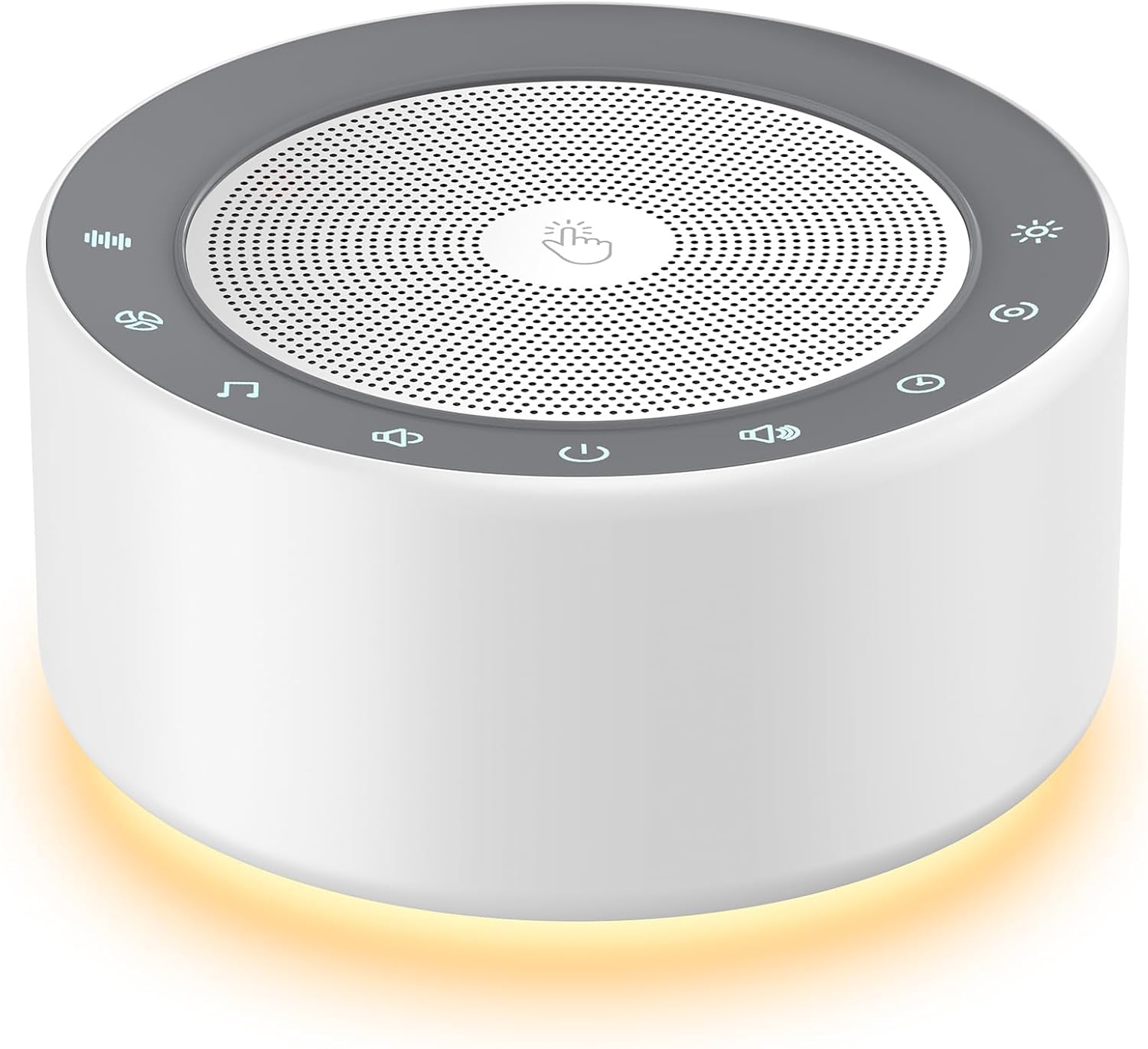 White Noise Machine for Baby & Adults, 30 Soothing Sounds, Sleep Sound Machine with 8 Color Night Light, Memory Function, White Noise for Sleeping, Nursery, Office, Travel & Relaxation