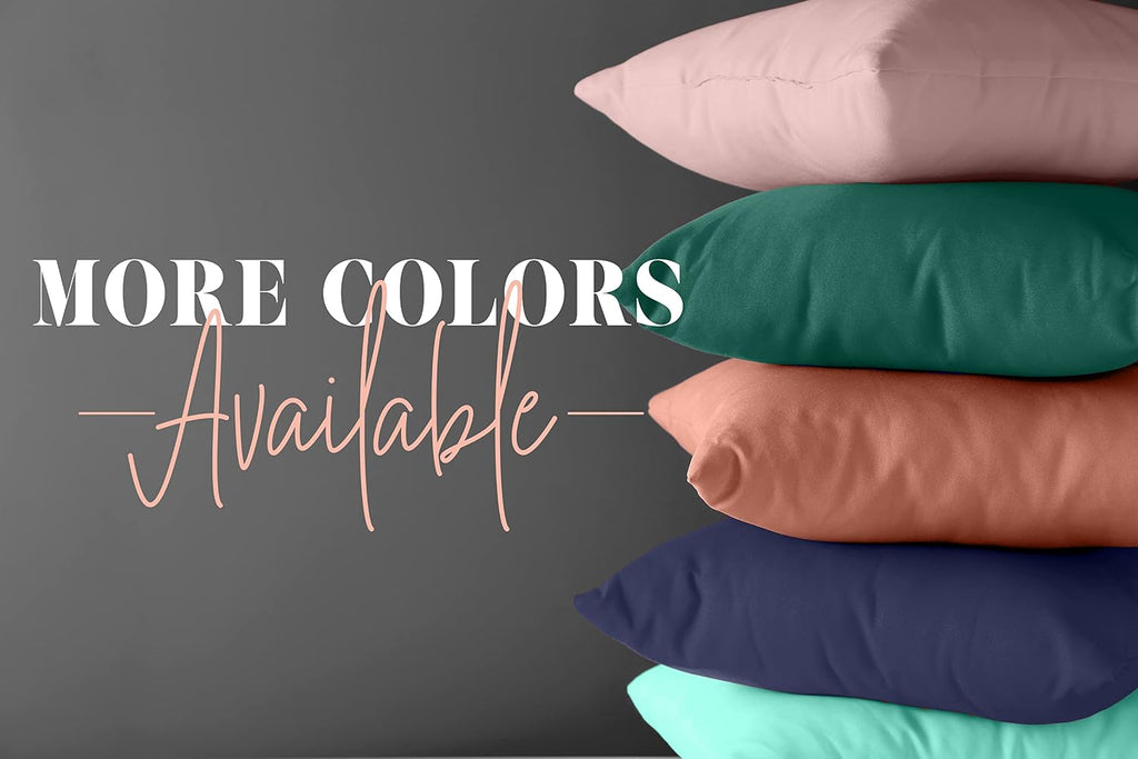 Solid pillowcases 1500 premium hotel quality microfiber - smooth weave, wrinkle and stain resistant, easy slip-on, 2-piece set, king pillowcase, taupe - view 4