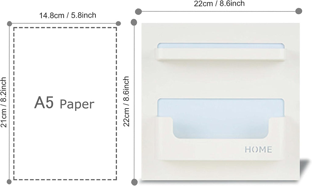 Bedside shelf accessories organizer - wall mount self stick on, ideal for glasses, remote, earphone, cell phone charger, manicure kit - view 3