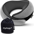 Neck travel pillow memory foam neck pillow for comfort on airplane compact and ergonomic design for travel, car rides, and home use ideal for adults and kids.