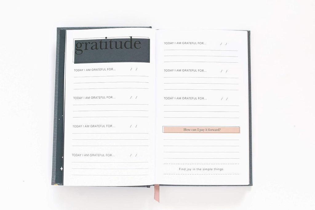 Gratitude journal for women: a daily 5 minute guide for mindfulness, positivity, affirmation and self care (premium keepsake edition) - view 3