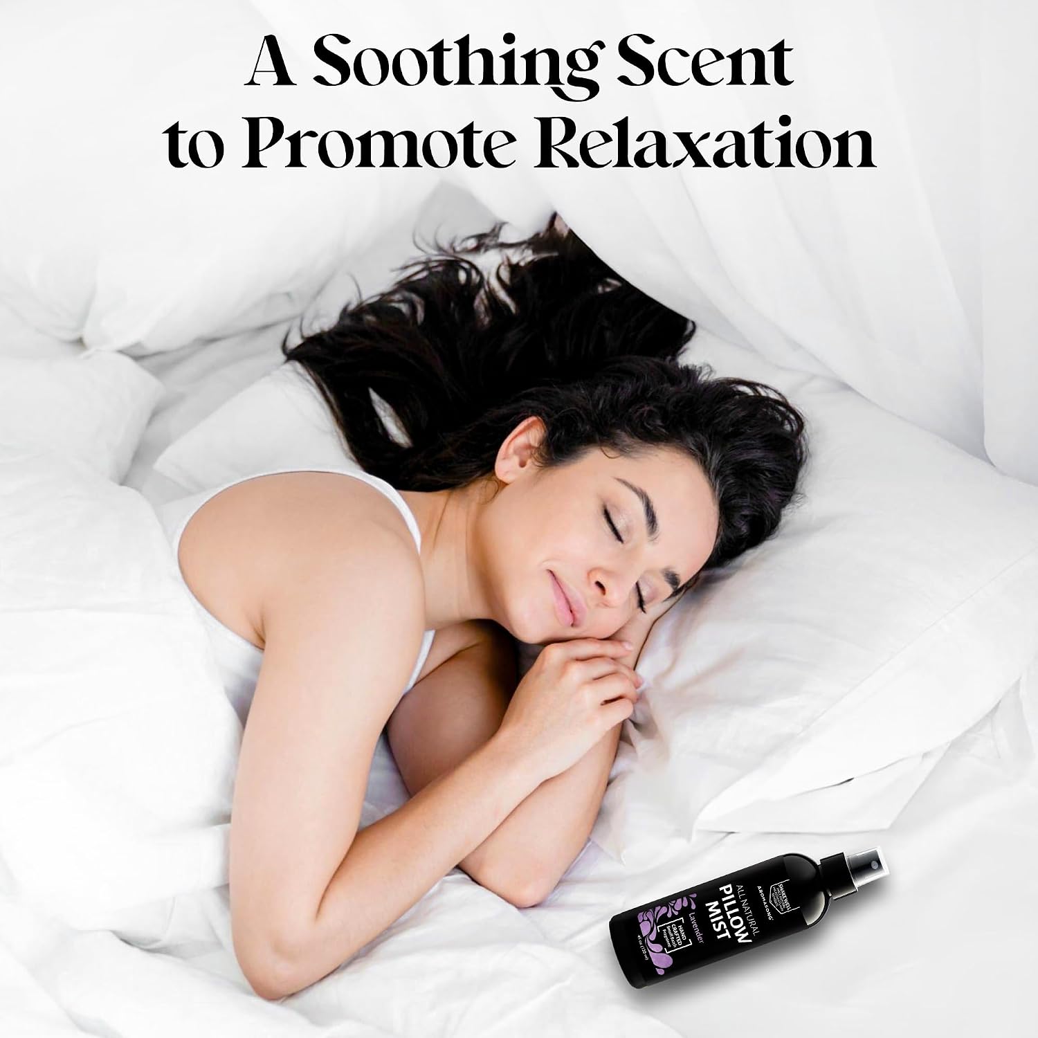 Lavender Pillow Spray for Sleeping - All Natural Calming Linen & Bedtime Sleep Mist for Deep Sleep - Pillow Spray Aromatherapy with Botanical Essential Oils for Relaxing Stress - view 5