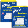 Pillow Soft Silicone Earplugs - 6 Pair (Pack of 2), Value Pack – The Original Moldable Silicone Putty Ear Plugs for Sleeping, Snoring, Swimming, Travel, Concerts and Studying