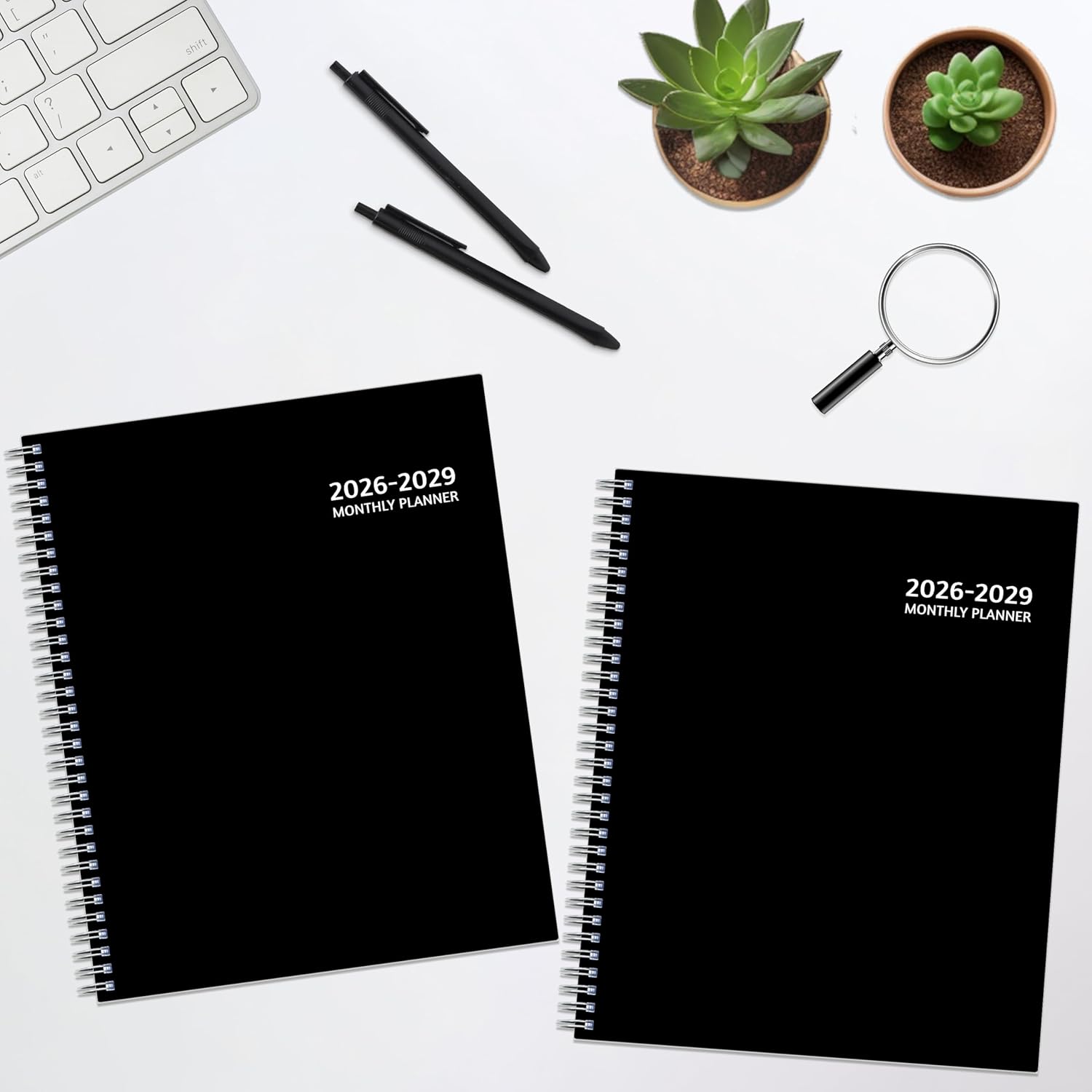 Monthly Planner 2026-2029, 36 Months Calendar Planner 2026-2029 from Jul 2026 – Jun 2029, 8.5'' x 11'' with Ruled Spread, Flexible Cover, Spiral Wirebound, Pocket, Coated Tabs, Notes ＆ Habit Tracker - view 2